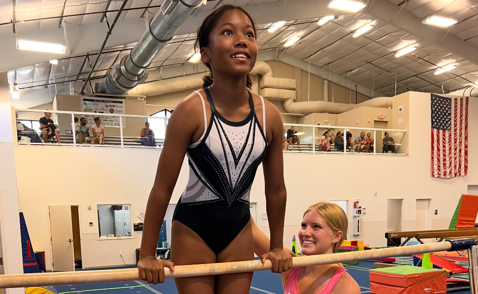 Amazing Acrobats gymnastics class for girls ages 7 and up